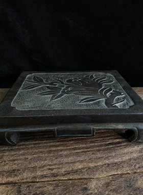 圆形四方壶承杯垫宝贝实用青石