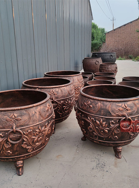 寺庙景区摆件庭院复古工艺水缸