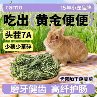 卡诺燕麦草兔子食用晒干草兔粮饲料龙猫荷兰猪豚鼠提摩西草牧草段