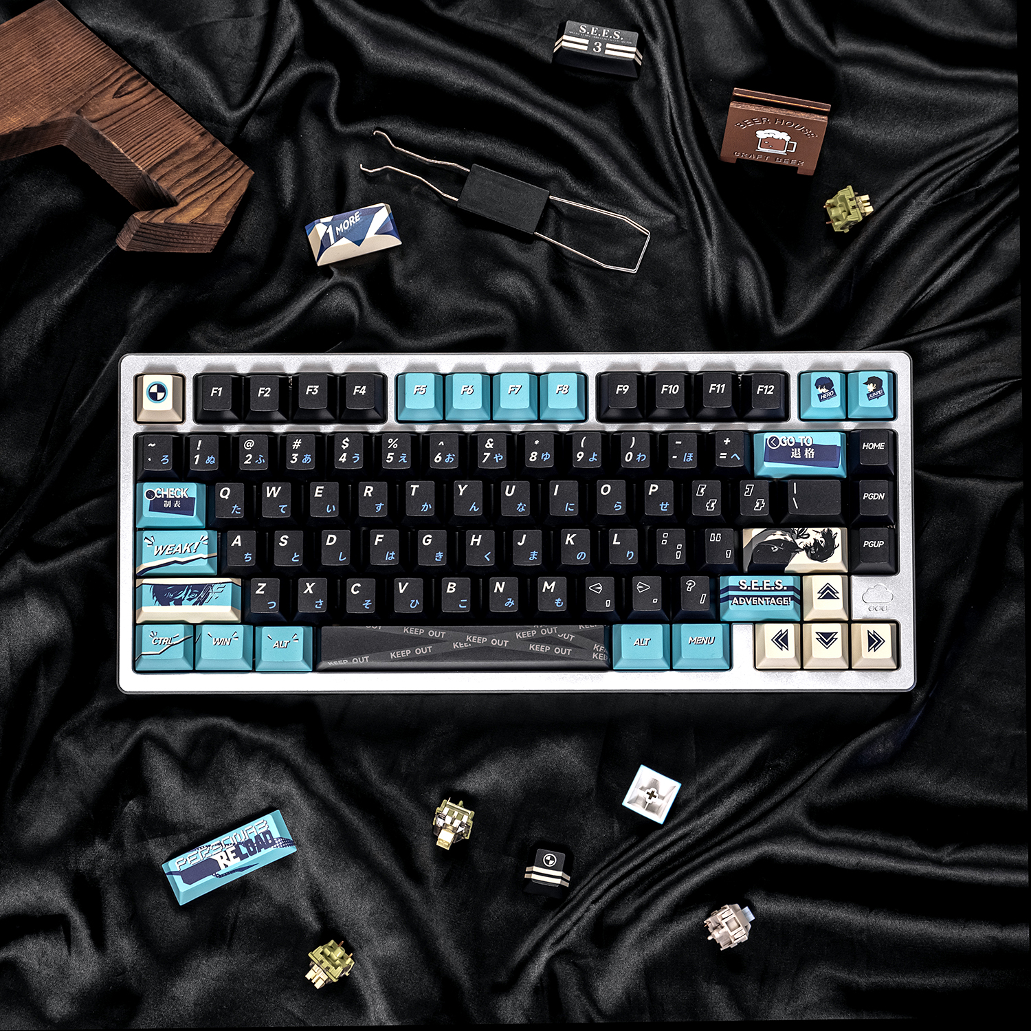 女神异闻录键帽PBT热升华原厂高