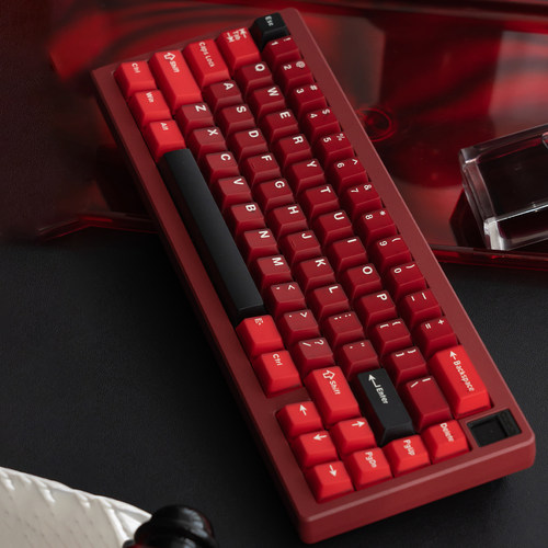 红色波尔多半透PBT+PC二色原厂