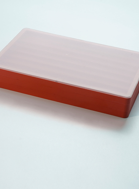 键帽收纳展示盒红/奶白/蓝/黄色防尘多层可叠加收藏机械键盘键帽