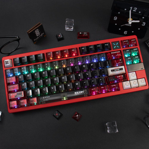 扎古PC透光键帽UV打印原厂高度