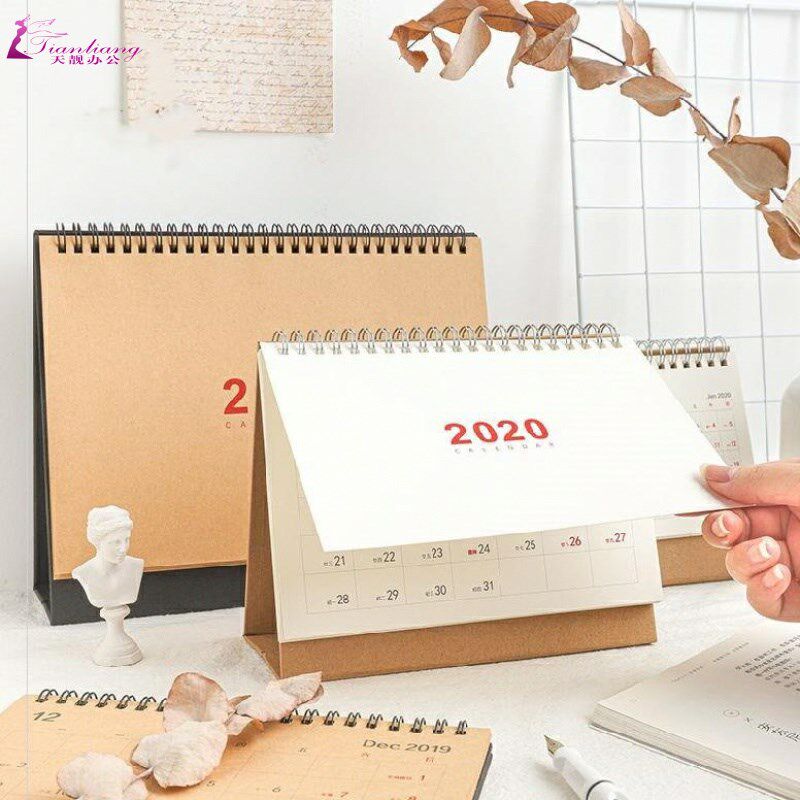 学生2021年台历办公室计事本印刷12月个月年历一体日历曰历备忘