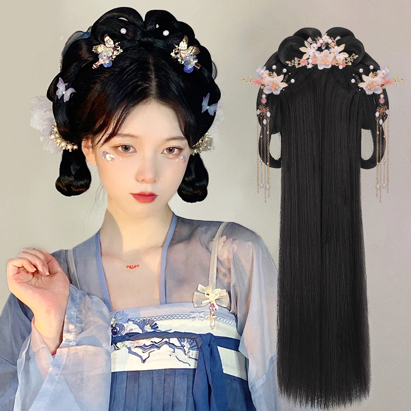 丝慕汉服假发一体式发箍