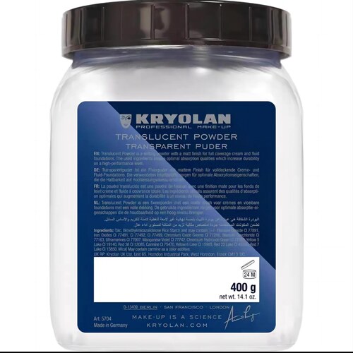 KRYOLAN面具魅影散粉定妆控油正装400g大罐