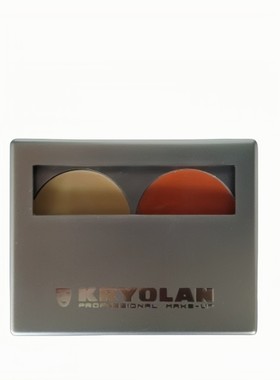 KRYOLAN歌剧魅影便携式眼部组合遮瑕膏，遮盖黑眼圈痘印眼袋。