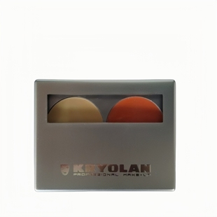 KRYOLAN歌剧魅影便携式眼部组合遮瑕膏，遮盖黑眼圈痘印眼袋。