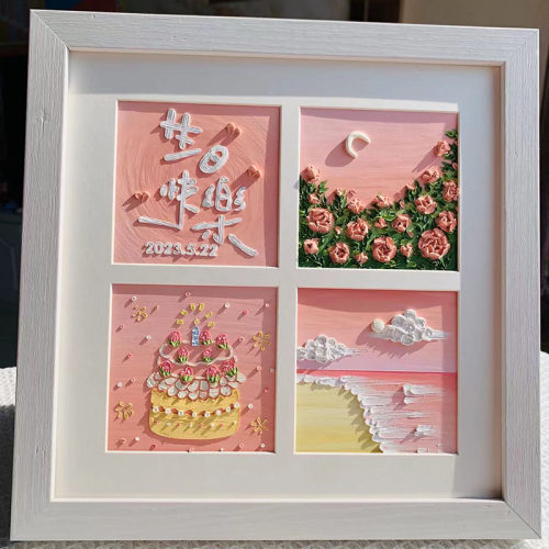 【生日快乐】手工DIY油画棒礼物