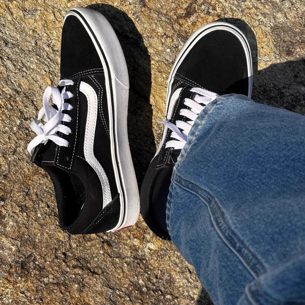 经典款Old Skool板鞋男女款高低帮黑色板鞋情侣鞋男女休闲帆布鞋