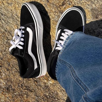 经典款Old Skool板鞋男女款高低帮黑色板鞋情侣鞋男女休闲帆布鞋