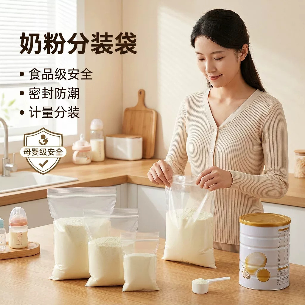 奶粉分装袋一次性食品级便携密封小袋宝宝外出奶粉保鲜袋重复使用