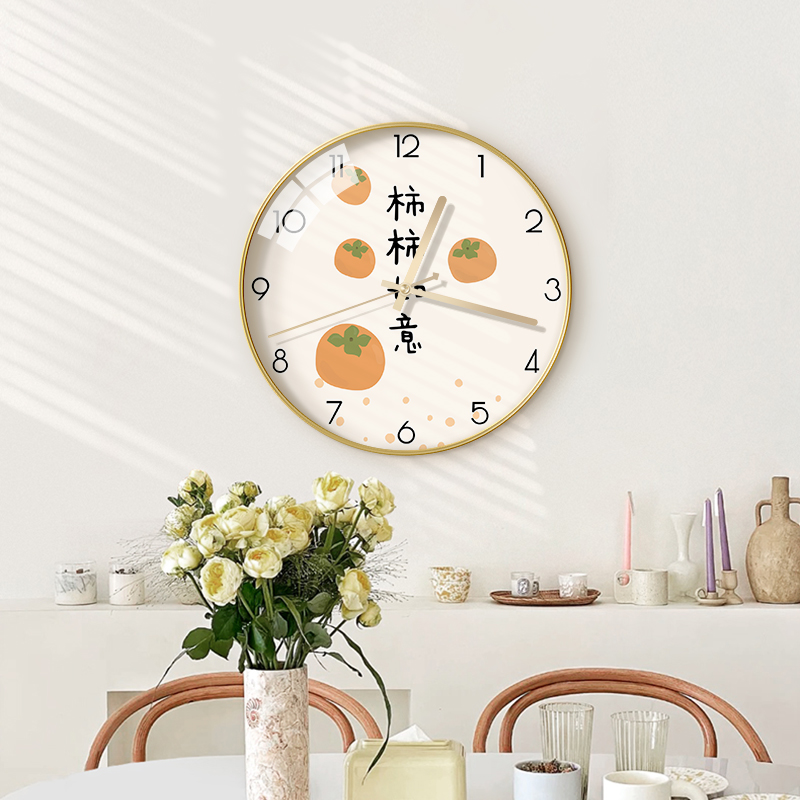 现代简约装饰客厅卧室时钟挂墙