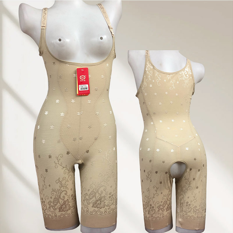 连体衣塑身托胸聚拢显瘦塑形平角