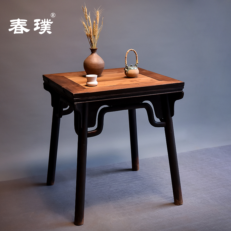 精品二手老八仙桌老榆木核桃木方桌四方仿古桌子明清家具餐桌茶桌