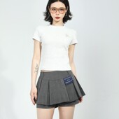 通勤法式 中腰覆古短裙半身裙女显瘦显腿长a字裙裤