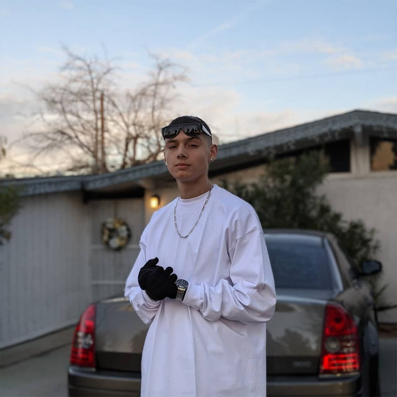 proclub美国嘻哈岸街头bboy街舞纯色宽松圆领美式长袖t恤男潮ins