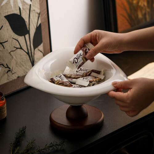 轻奢陶瓷盘茶点蛋糕客厅水果盘