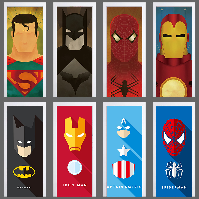 Sticker Retread autohesion Wooden doors decorate wardrobe Glass door Sticker originality Superheroes Spider-Manin the Home accessories , Stickers , Wall Stickers  category - from Buy2taobao.com to provide professional Taobao agent buy service