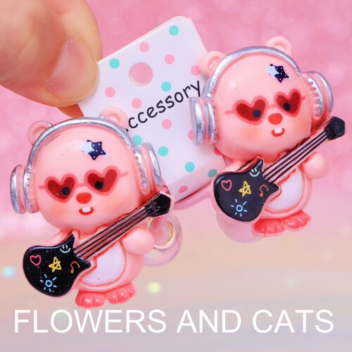 flowersandcats发绳女童头绳粉