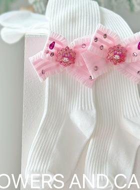 女童连裤袜儿童春秋款打底裤秋冬女孩公主宝宝夏季薄款白色打底袜