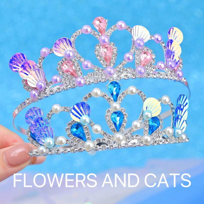 发箍女童皇冠儿童钻石王冠宝石图片