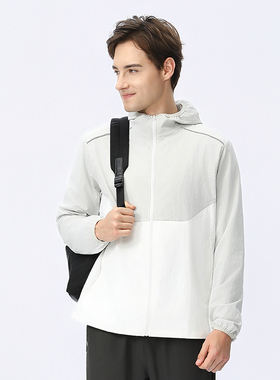 鸟家同款春秋季连拉链开衫外套男秋季登山户外运动弹力防风上衣