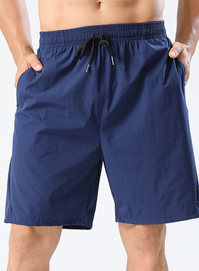 五分裤男夏季速干透气运动休闲短裤四面弹力