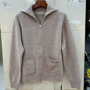 复古老钱风拉链显瘦针织开衫 精品女装 2025冬季 小艺欧货女装 6103H