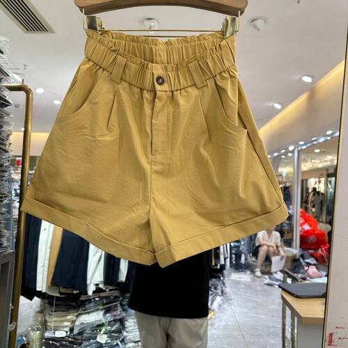 魅俪芳3801H 小艺欧货女装2026夏季新款韩版高腰百搭显瘦休闲短裤