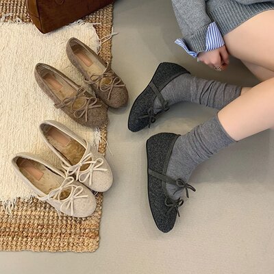 SHOE-REN韩式蝴蝶结玛