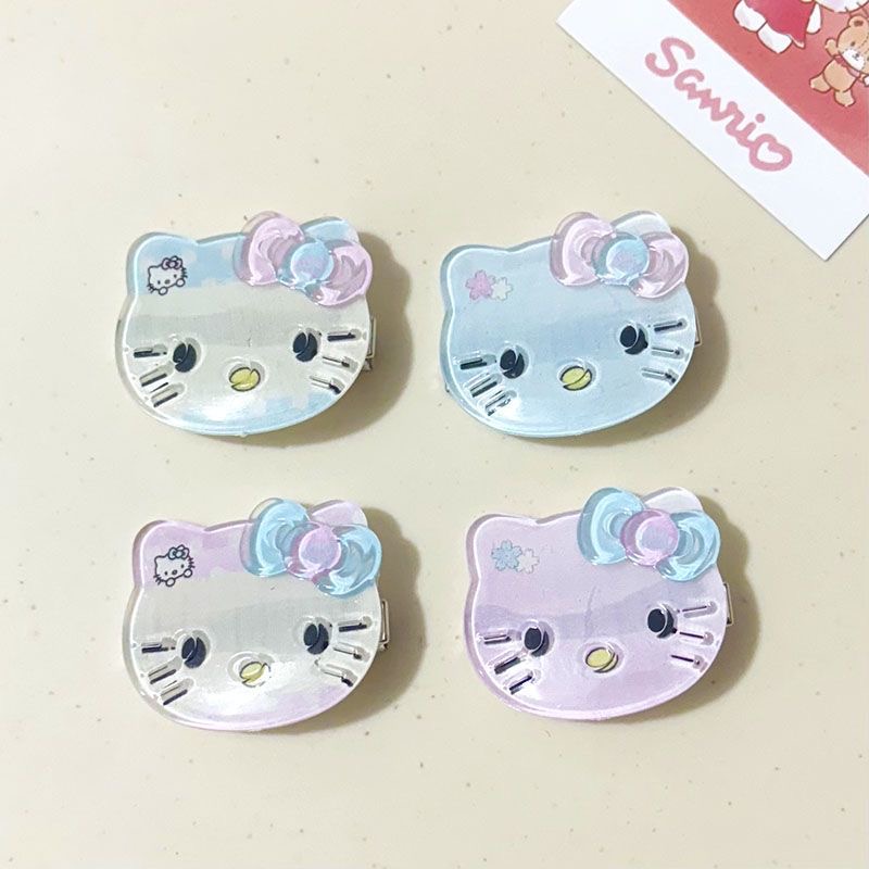 kt果冻发夹甜美新款可爱猫咪侧边刘海头饰少女卡通发饰发卡鸭嘴