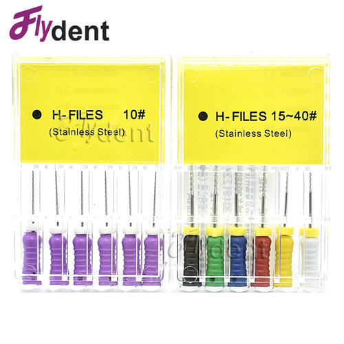 牙科不锈钢H锉手用口腔根管锉