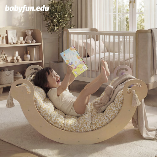 BABYFUN彩虹攀爬架+棉垫