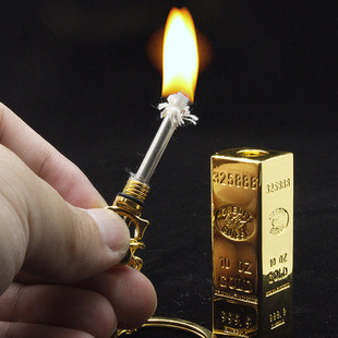 一辈子用不完万次小火柴打火机不锈钢创意多功能钥匙扣防水送男友