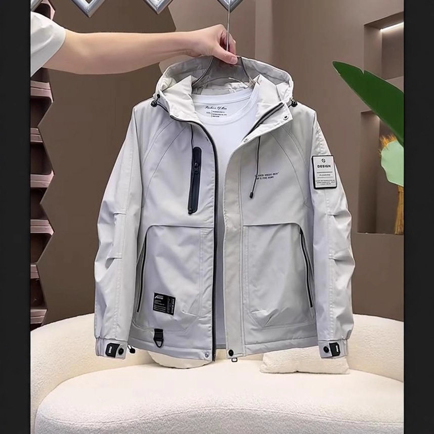 2025冬季新款连帽二棉工装外套男款加棉加厚防风棉服冲锋衣男棉衣,男装,棉衣,淘宝优惠券,粉丝福利购,淘宝优惠卷