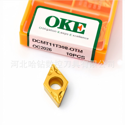 欧科亿数控刀片镗孔DCMT11T304-OTM CMT11T308不锈钢菱形内孔精镗