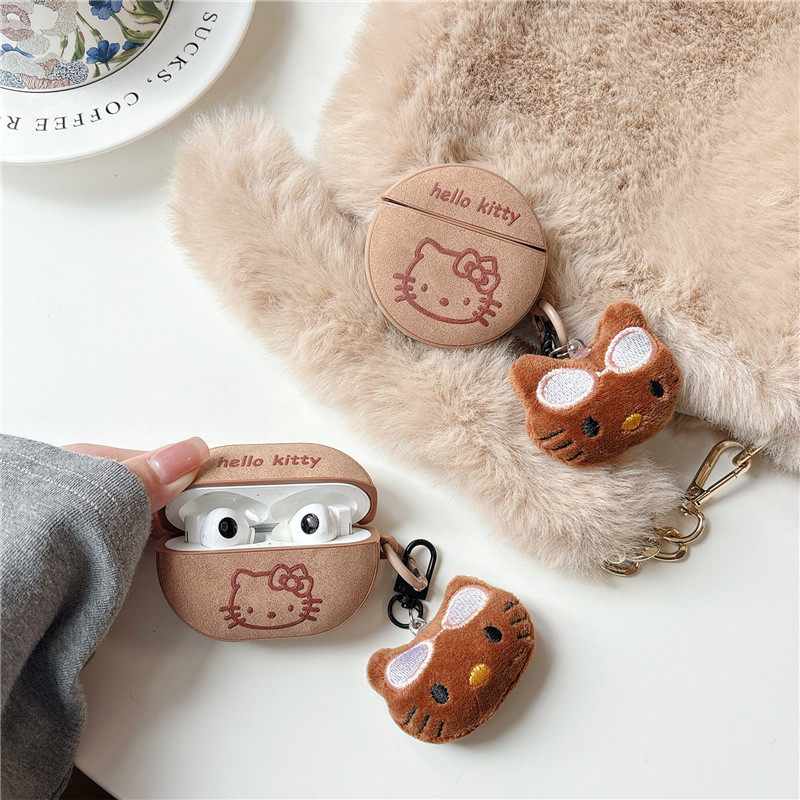 三星freebud3皮质卡通复古KT猫