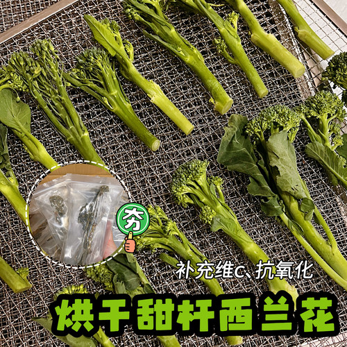 【DKJESSI】烘干西兰苔仓鼠金丝熊天然磨牙零食补充营养无添加