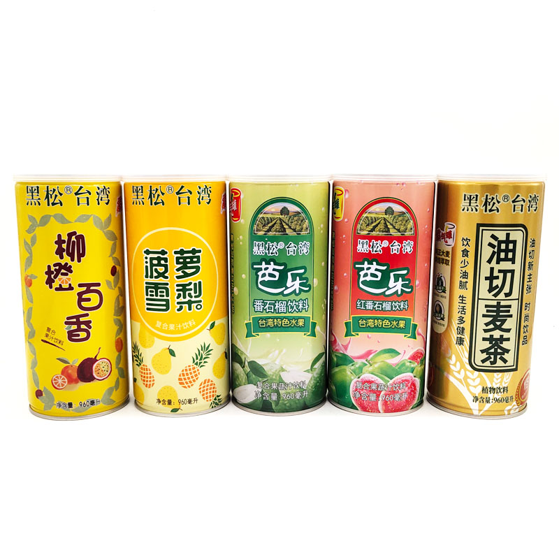 黑松台湾菠萝雪梨罐整箱果汁饮料
