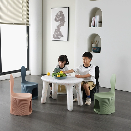 Дизайнерский пластиковый стульчик для кормления для кормления, детская пластиковая система хранения, популярно в интернете