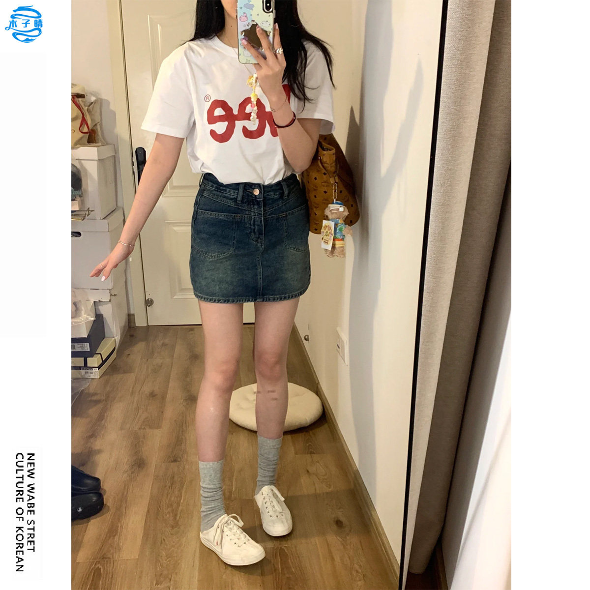 复古小众设计感包臀牛仔半身裙女夏季新款2026高腰显瘦a字短裙子