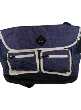 李宁斜挎包男斜挎男女运动手机包单肩包斜背包通勤随身包ABDH096