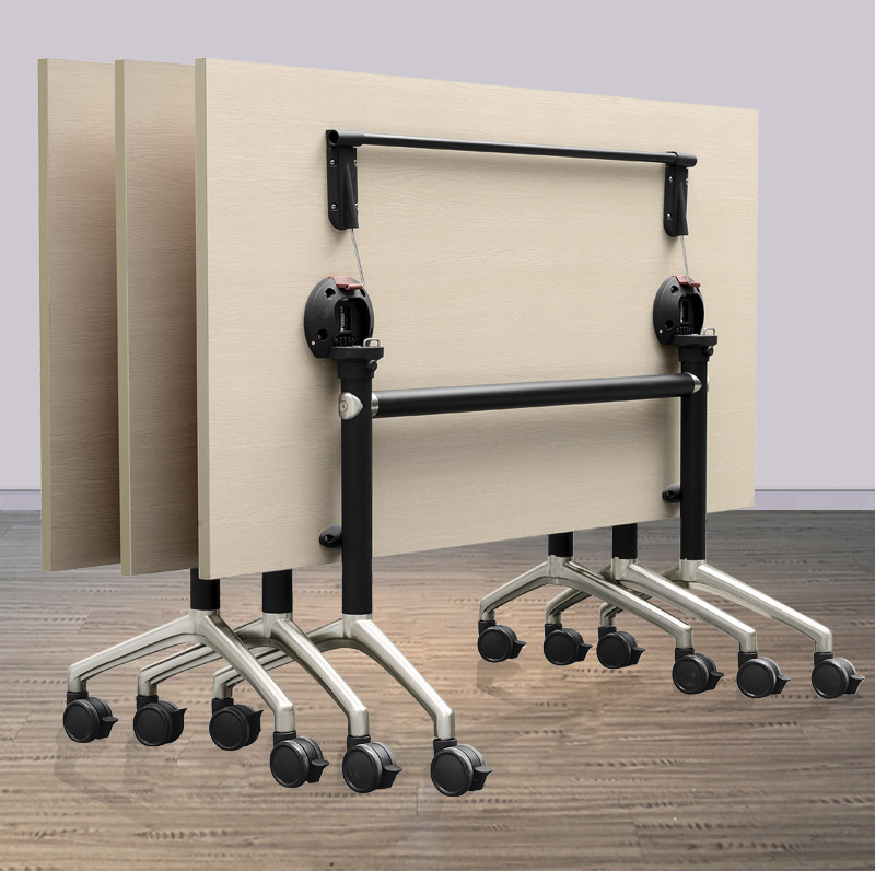 多功能可移动板式教室长条桌