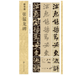 张猛龙碑(高清原碑帖+技法教程) 新书谱书法基础教程 基本笔画结构/偏旁部首/简体旁注 魏碑成人初学者入门临摹楷书毛笔书法字帖