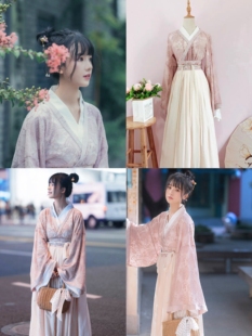 清仓特价不退！新中式原创正品汉服套装古装国风旗袍连衣裙大袖衫