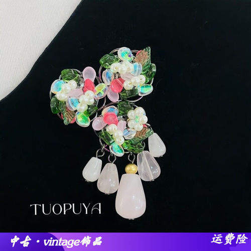 时尚复古高级感胸花精致胸针花朵