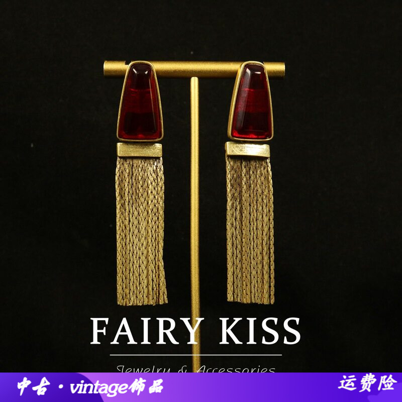 宫廷风中古复古流苏做旧夸张欧美