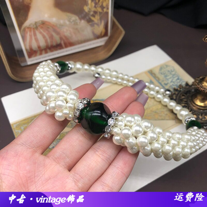 青岛饰品手工编织珍珠颈链优雅气