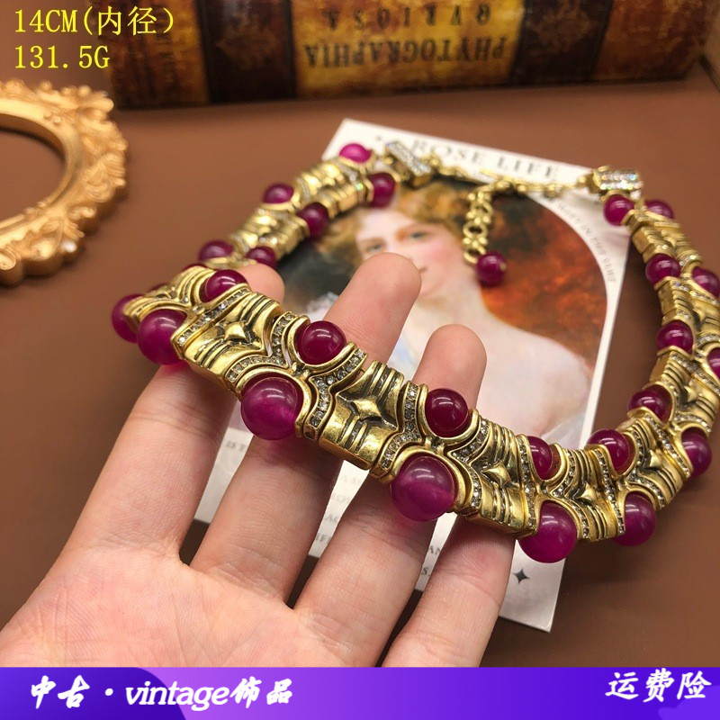 南洋中古Vintage设计感镶嵌莱茵